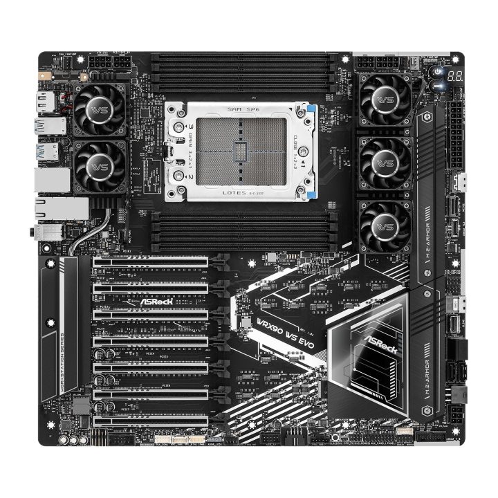 Asrock WRX90 WS EVO placa base AMD WRX90 Socket sTR5 EEB…