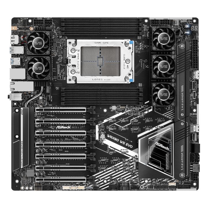 Asrock WRX90 WS EVO placa base AMD WRX90 Socket sTR5 EEB…