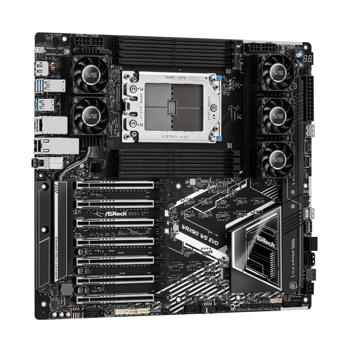 Asrock WRX90 WS EVO placa base AMD WRX90 Socket sTR5 EEB…