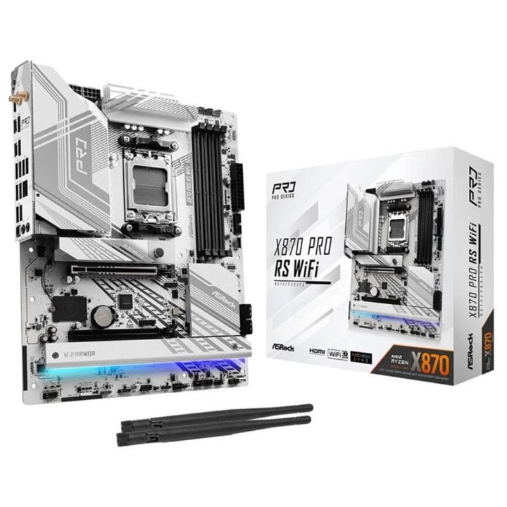 Asrock X870 Pro RS WiFi AMD X870 Socket AM5 ATX (90-MXBQ00-A0UAYZ)