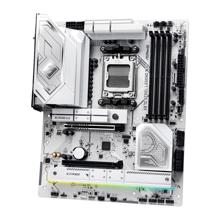 ASRock X870 Steel Legend WiFi AMD X870 AM5 Socket ATX…