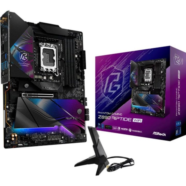 Placa ASRock Z890 riptide Wi-Fi,intel,1851,z890,4ddr5,Wi-Fi,ATX…