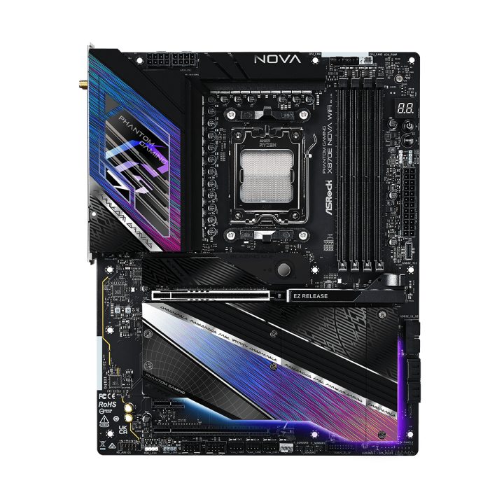 ASRock mk X870E nova Wi-Fi AMD X870E zócalo AM5 ATX (90-MXBPX0-A0UAYZ)