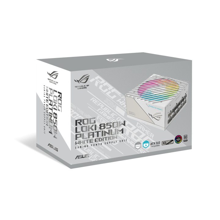 ASUS ROG Loki SFX-L 850W Platinum White Power Supply Unit 24-pin ATX…
