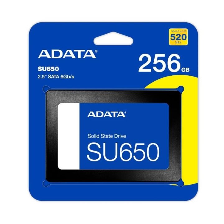 ADATA Ultimate SU650 256 GB 2.5" Serial ATA III 3D NAND