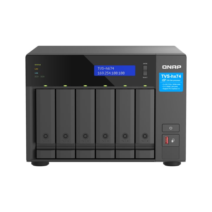 QNAP TVS-H674T-I5-32G NAS Storage Server Tower Intel® Core™ i5…