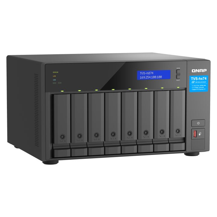 QNAP TVS-h874 NAS Torre Intel® Core™ i5 i5-12400 32 GB DDR4 0 TB QuTS…