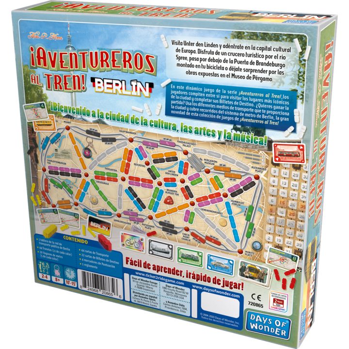 Asmodee Board Game ¡Aventureros al tren! Berlin PEGI 8 (DW720865)