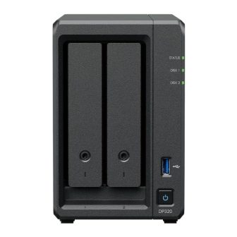Synology DP320 NAS 2xGbE i/2xHDD 8TB 2-Bay