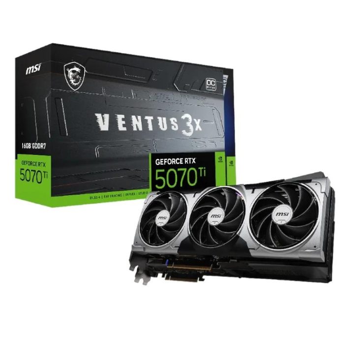 MSI GeForce RTX 5070 Ti 16G VENTUS 3X OC NVIDIA 16 GB GDDR7