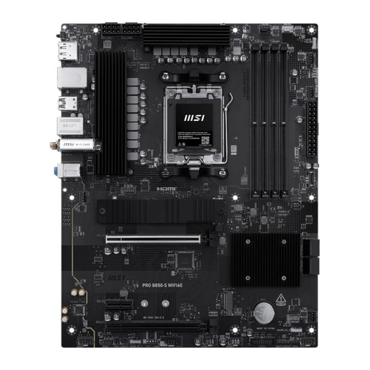 MSI PRO B850-S WIFI6E motherboard AMD B850 Socket AM5 ATX
