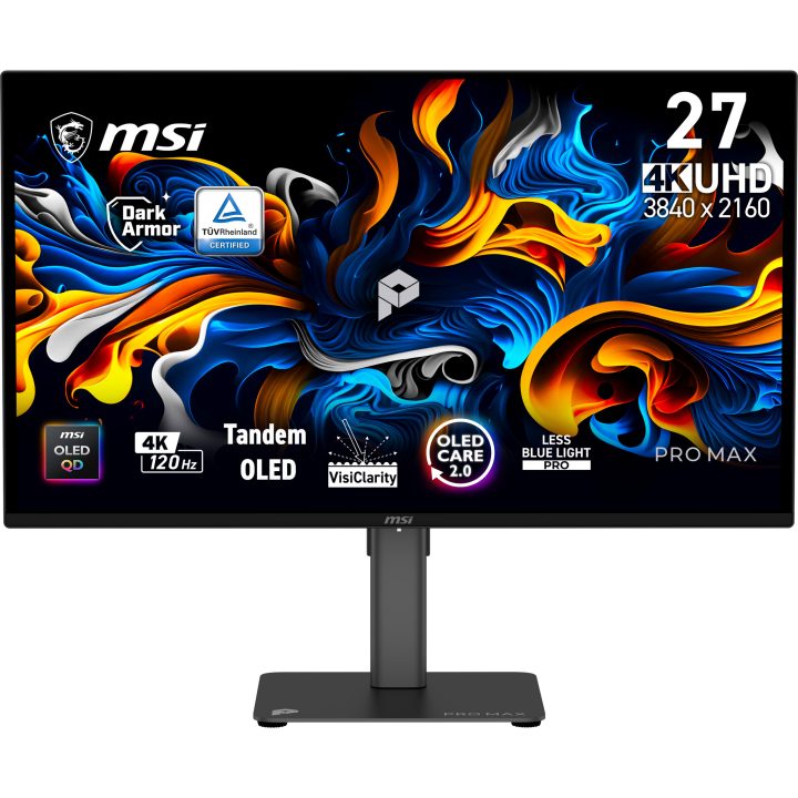 Monitor MSI Pro Max 271UPX12G 26,5" 4K UHD 120 Hz