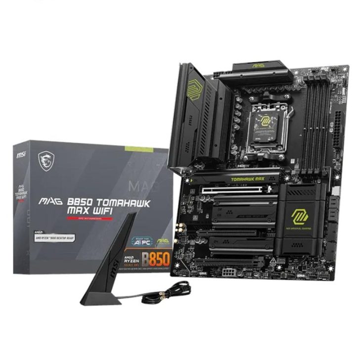 MSI MAG B850 TOMAHAWK MAX WIFI II AMD B850 Motherboard AM5 Socket ATX