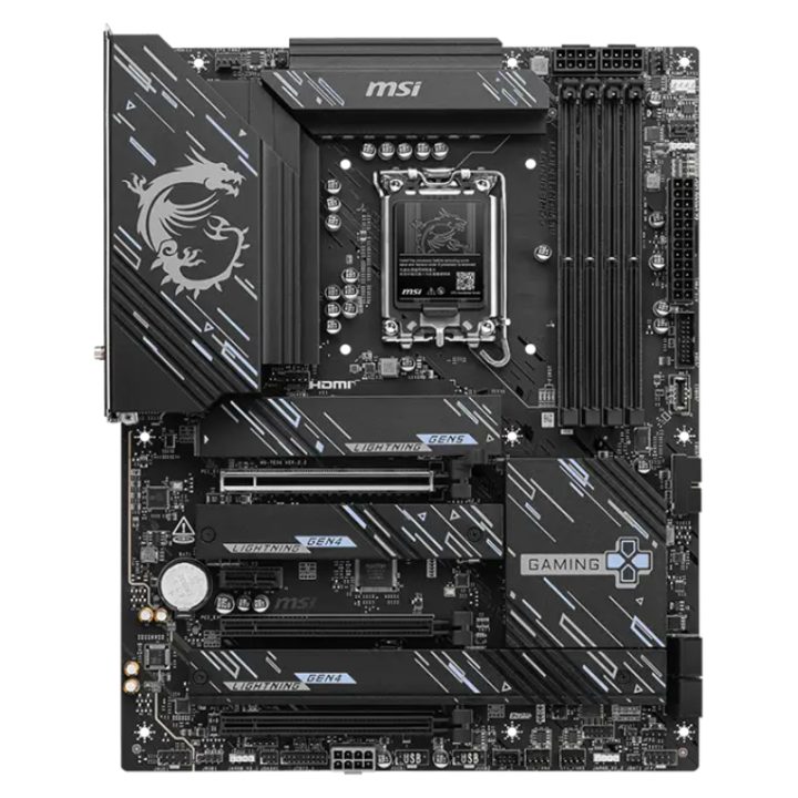 MSI Z890 GAMING PLUS WIFI6E Intel Z890 LGA 1851 (Socket V1) ATX…