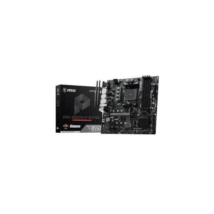 MSI Pro B550M-P WIFI6E Micro-ATX AM4 Motherboard (911-7C95-212)