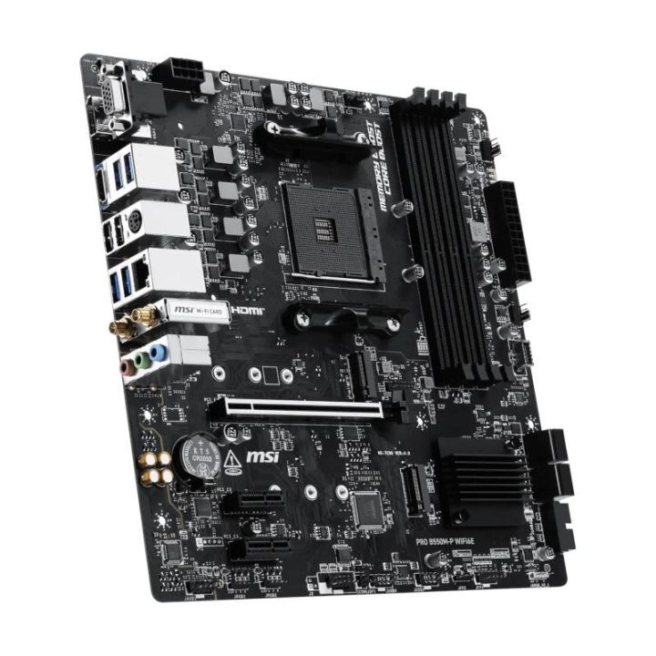 MSI Pro B550M-P WIFI6E Micro-ATX AM4 Motherboard (911-7C95-212)