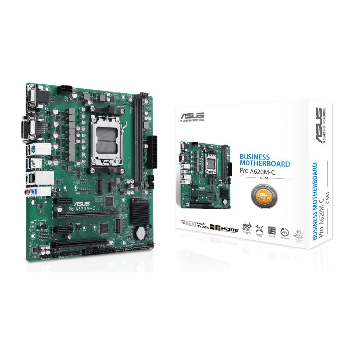 ASUS PRO A620M-C-CSM AMD A620 Socket AM5 micro ATX