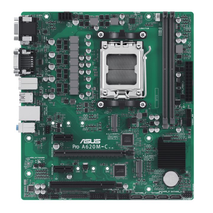 ASUS PRO A620M-C-CSM AMD A620 AM5 Socket micro ATX