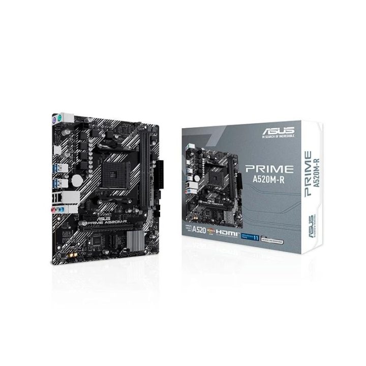 ASUS PRIME A520M-R AMD A520 Socket AM4 micro ATX