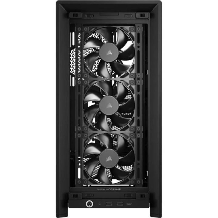 Gabinete Corsair Frame 4000D RS Wood mid-tower branco/carvalho…