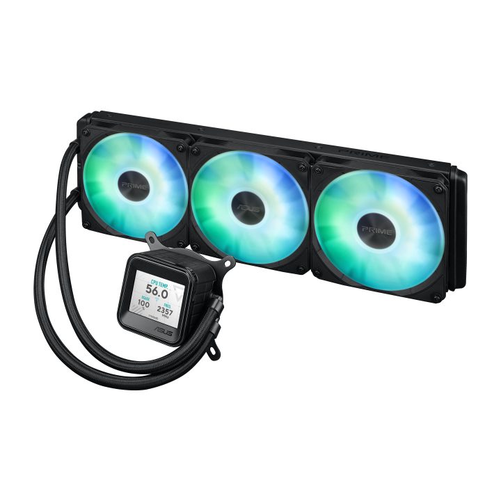 ASUS Prime LC 360 ARGB LCD All-in-One CPU Liquid Cooler 12 cm Black