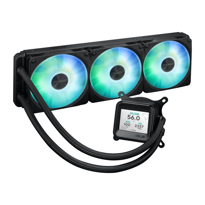 ASUS Prime LC 360 ARGB LCD All-in-One CPU Liquid Cooler 12 cm Black