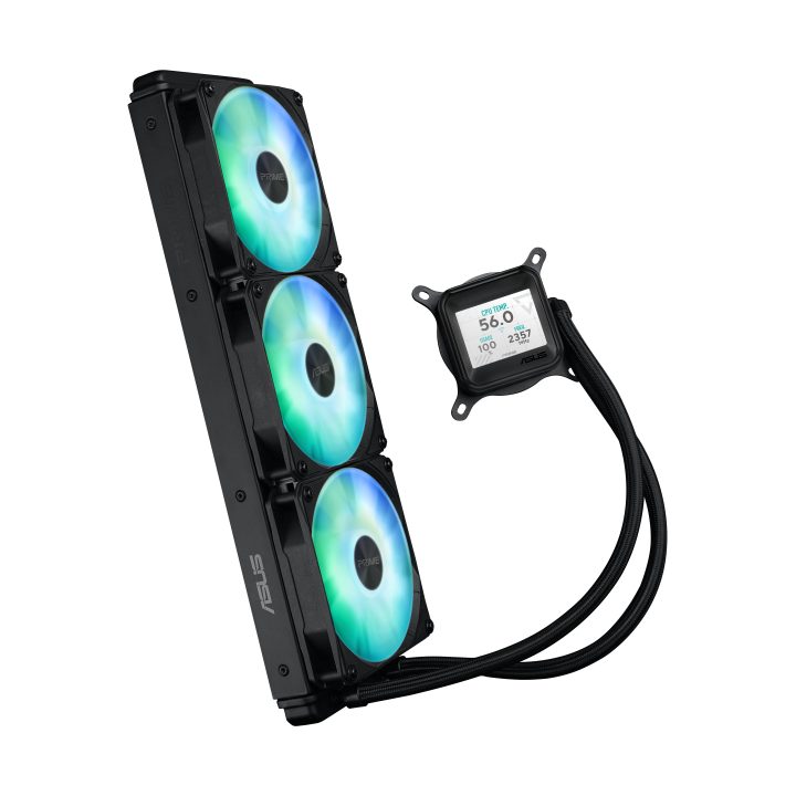 ASUS Prime LC 360 ARGB LCD All-in-One CPU Liquid Cooler 12 cm Black