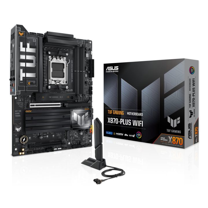 ASUS TUF GAMING X870-PLUS WIFI AMD X870 AM5 Socket ATX
