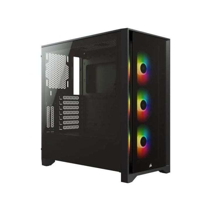 Corsair Frame 4000X RS ATX Tempered Glass Black Gaming PC Case…