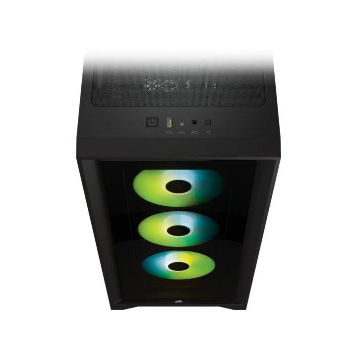 Gabinete de PC gaming Corsair Frame 4000X RS ATX vidro temperado…