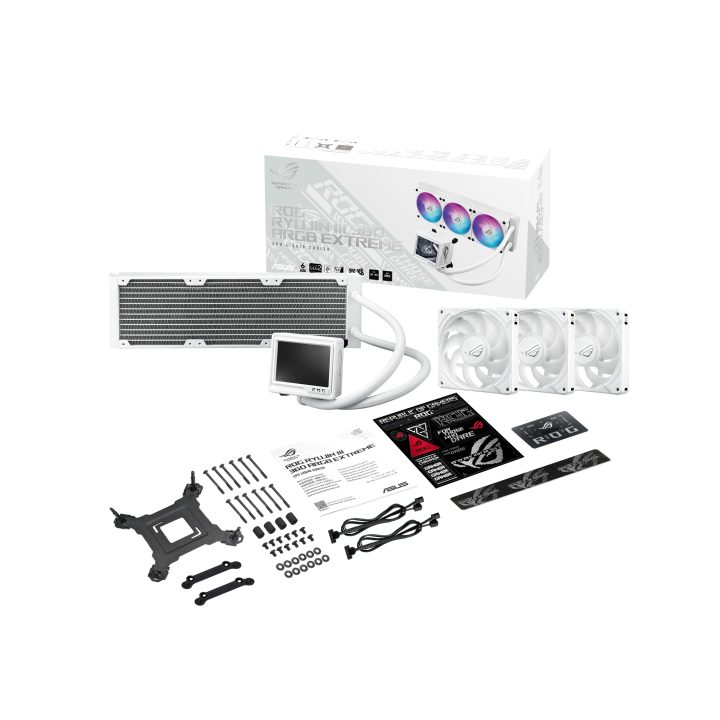 ASUS ROG RYUJIN III 360 ARGB EXTREME WHT Sistema de arrefecimento…