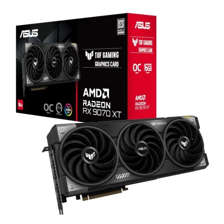 ASUS TUF Gaming TUF-RX9070XT-O16G-GAMING AMD Radeon RX 9070 XT 16 GB…