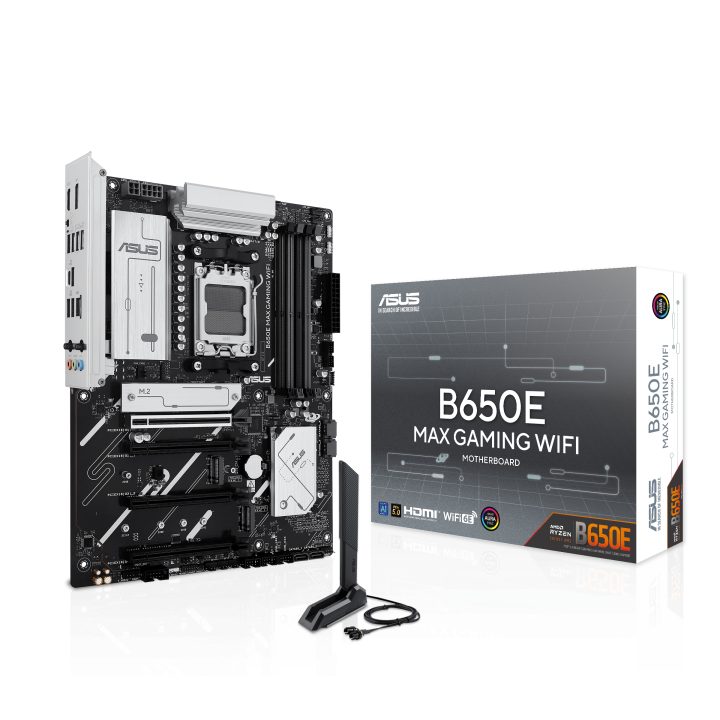 ASUS B650E MAX GAMING WIFI AMD B650 AM5 Socket ATX