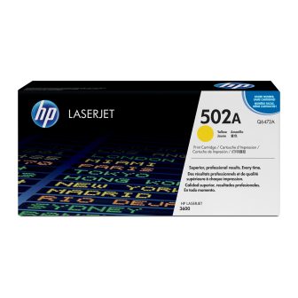 HP Cartucho de tóner original LaserJet 502A amarelo