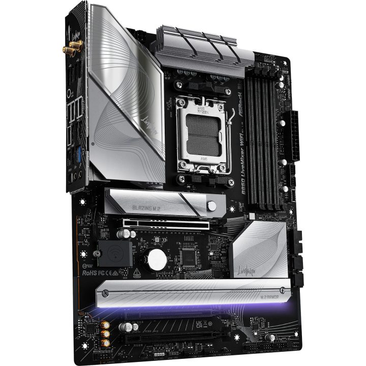 Placa ASRock B850 livemixer Wi-Fi,AMD,AM5,B850,USB20G,WIFI7,ATX…