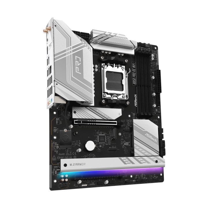Asrock B850 Pro RS WiFi AMD B850 Zócalo AM5 ATX (90-MXBQL0-A0UAYZ)