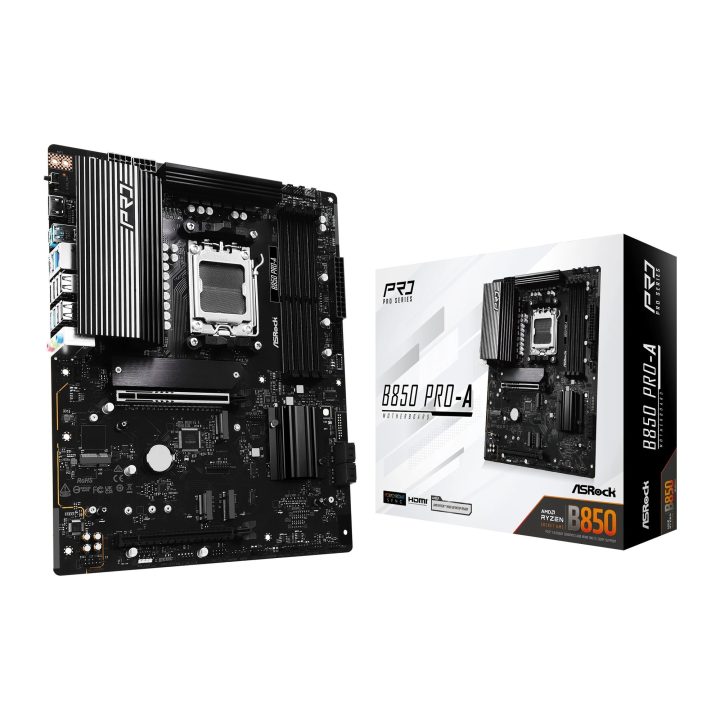 Motherboard ASRock B850 Pro-A, AMD, AM5, B850, USB20G, ATX…