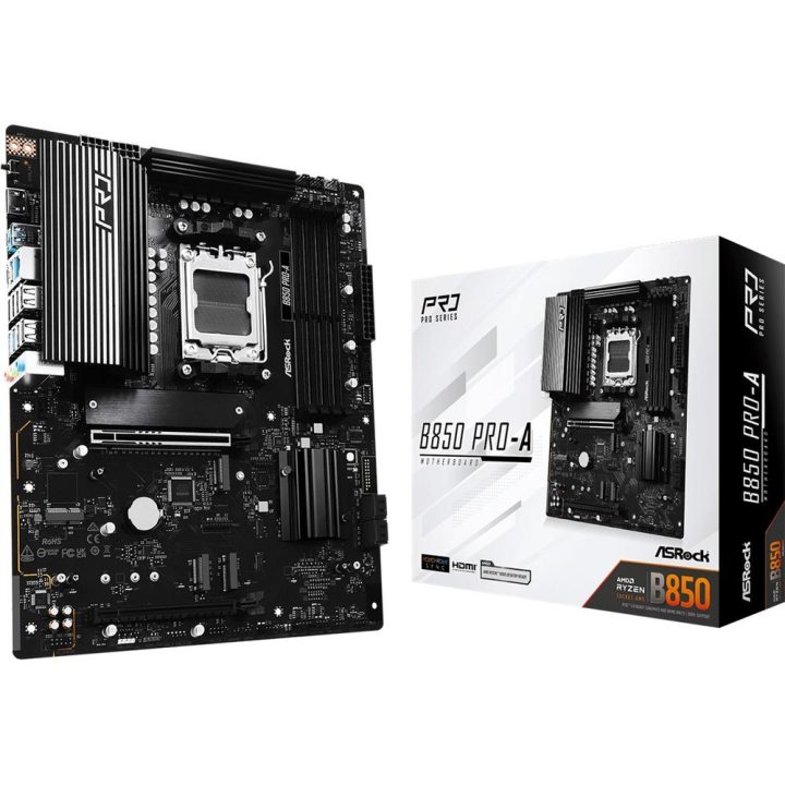 Motherboard ASRock B850 Pro-A, AMD, AM5, B850, USB20G, ATX…