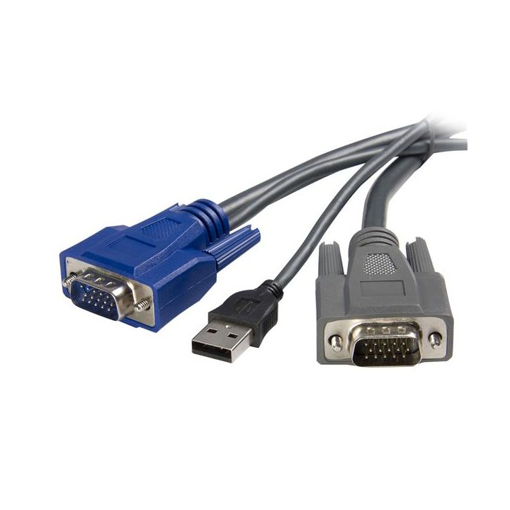 StarTech.com 2-in-1 Ultra-Slim USB VGA KVM Cable - 1.8m