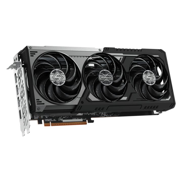Tarjeta gráfica ASRock rx 9070 xt 16GB steel legend dark…