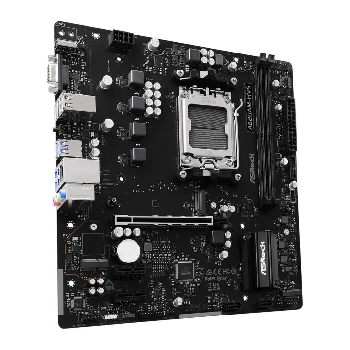 Asrock A620AM-HVS AMD A620A Socket AM5 micro ATX (90-MXBSR0-A0UAYZ)