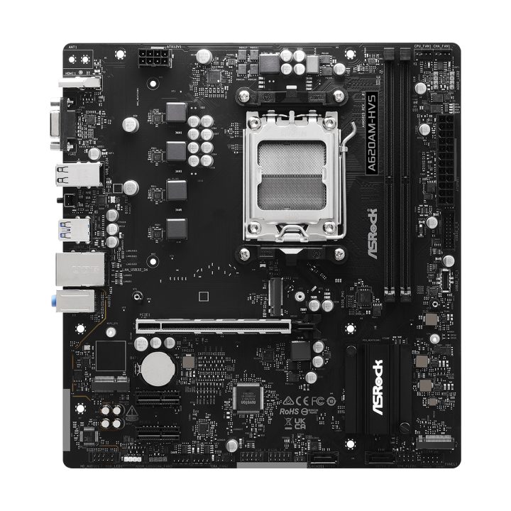 Asrock A620AM-HVS AMD A620A Socket AM5 micro ATX (90-MXBSR0-A0UAYZ)