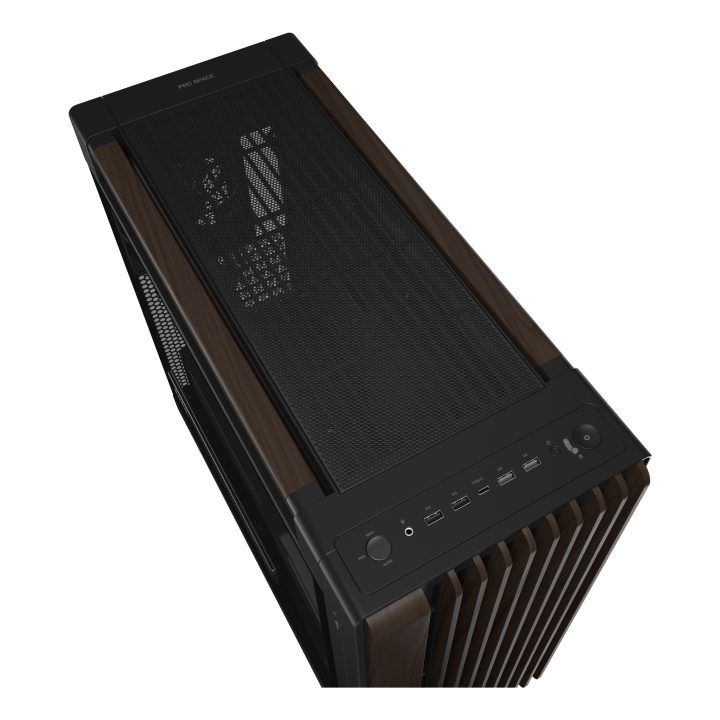 ASUS ProArt PA602 Wood Edition Modern Black - Tempered Glass Panel…