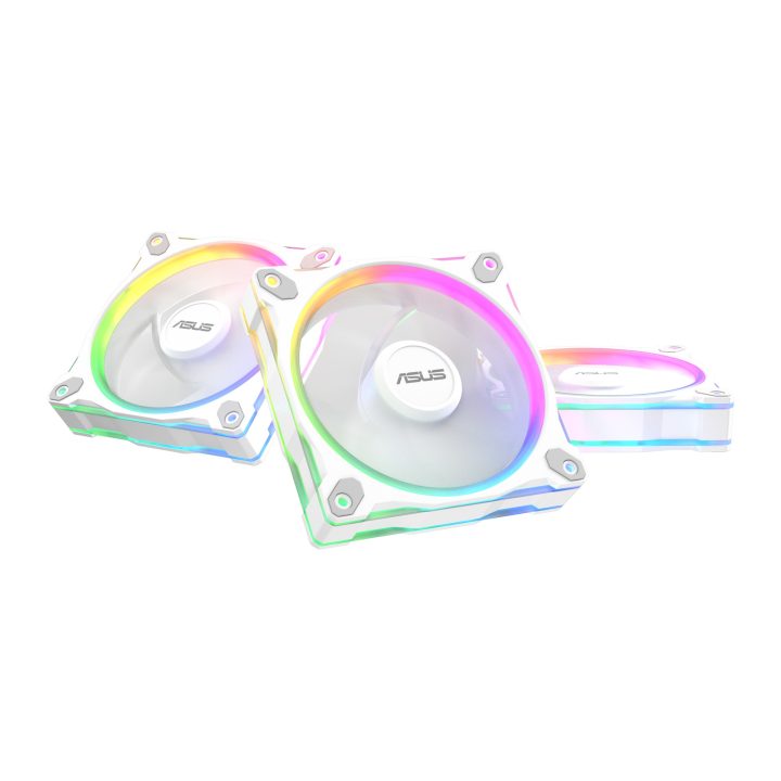 ASUS Prime MR120 Fan ARGB Reverse White 3in1 Ventilador de PC 12 cm…