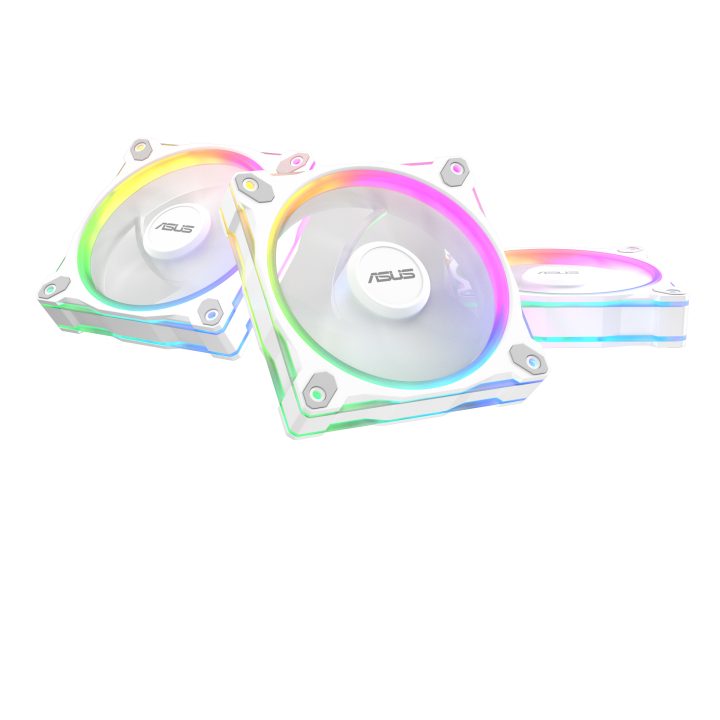ASUS Prime MR120 Fan ARGB Reverse White 3in1 Ventilador de PC 12 cm…