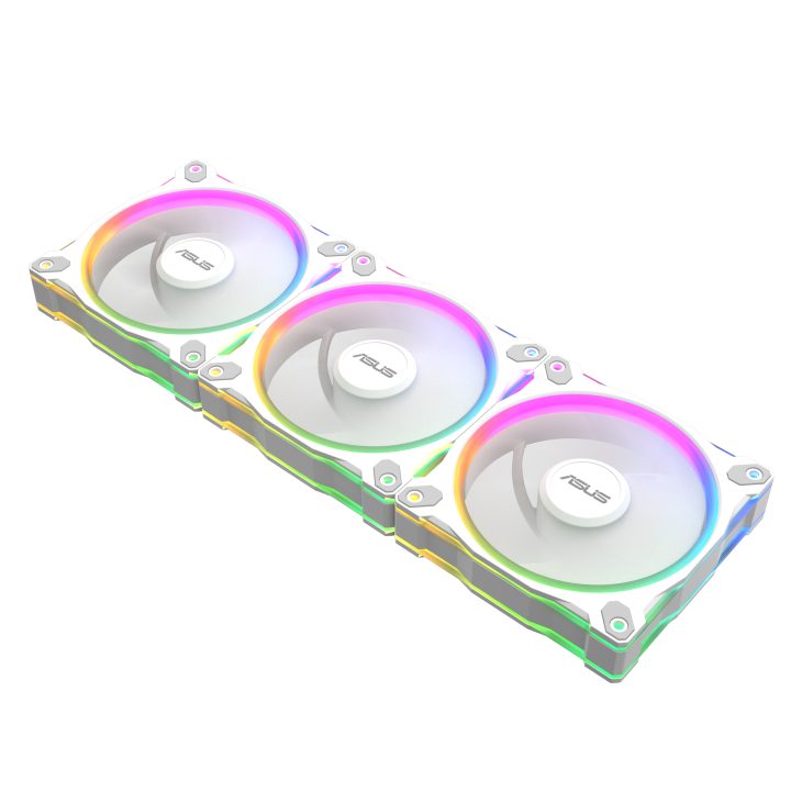 ASUS Prime MR120 Fan ARGB Reverse White 3in1 Ventilador de PC 12 cm…