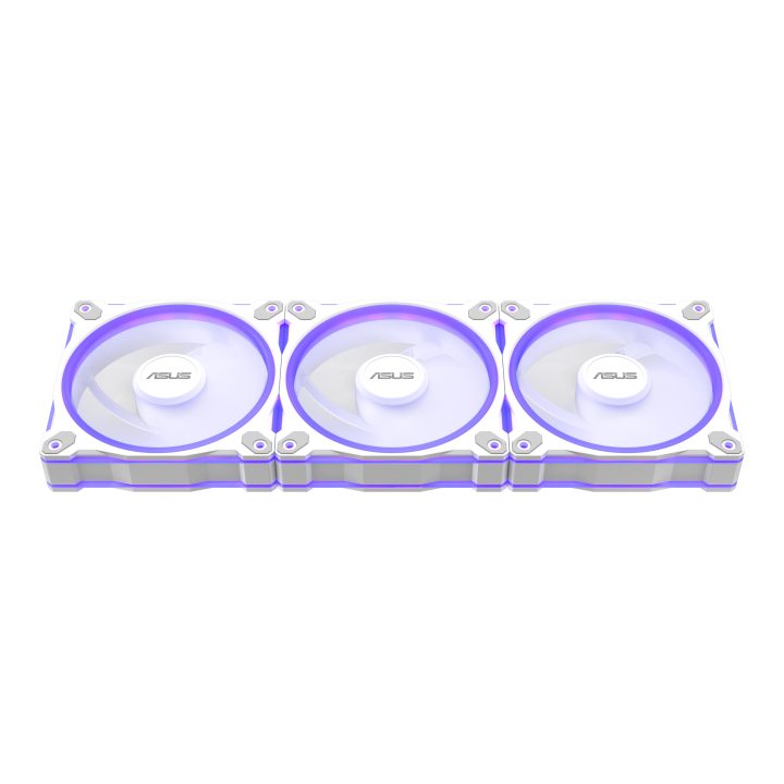 ASUS Prime MR120 Fan ARGB Reverse White 3in1 PC Case Fan 12 cm White…