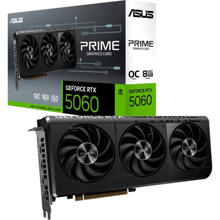 ASUS Prime -RTX5060-O8G NVIDIA GeForce RTX 5060 8 GB GDDR7