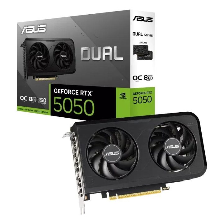 ASUS Dual -RTX5050-O8G NVIDIA GeForce RTX 5050 8 GB GDDR6