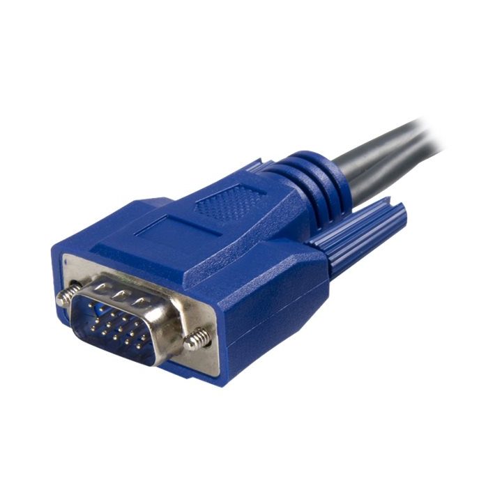 StarTech.com Cable KVM USB VGA 2 en 1 Ultra Delgado - 1,8m